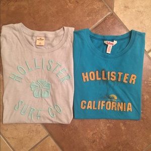 Bundle of 2 short sleeve Hollister t-shirts